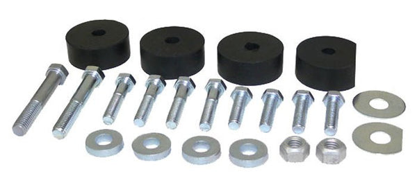 1955-57 Chevy Belair Turbo Transmission Side Mount Urethane Bushing & Hardware Kit